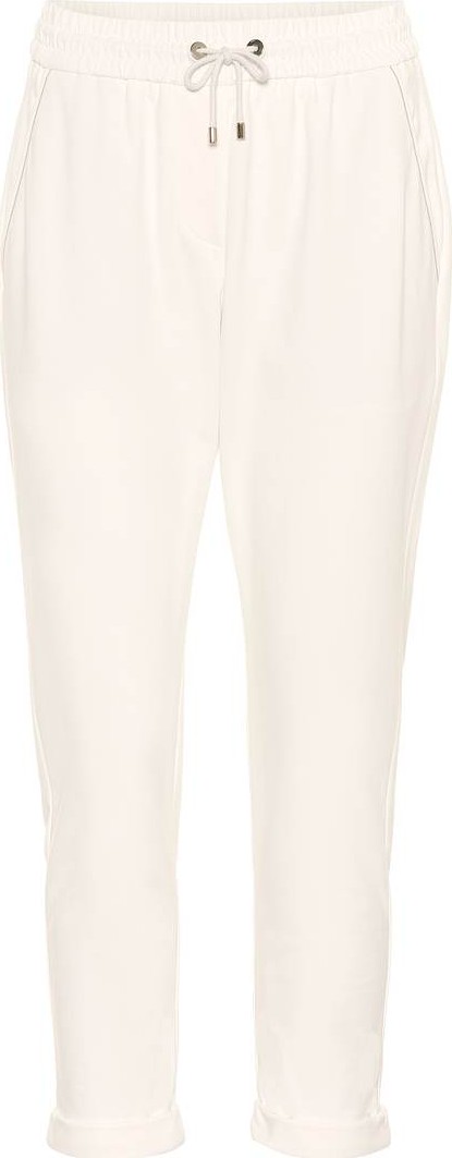 Brunello Cucinelli Cotton-blend cropped pants