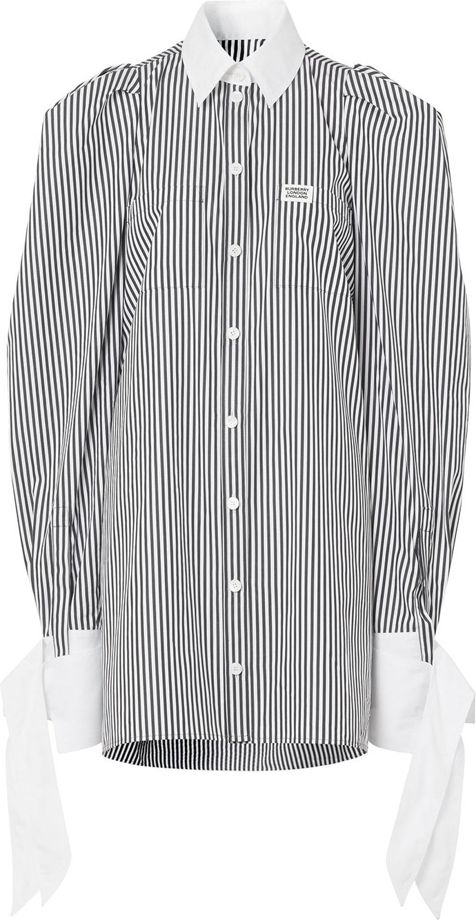 Burberry London England Striped shirt dress