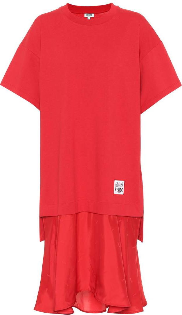 KENZO Cotton sweatshirt dress