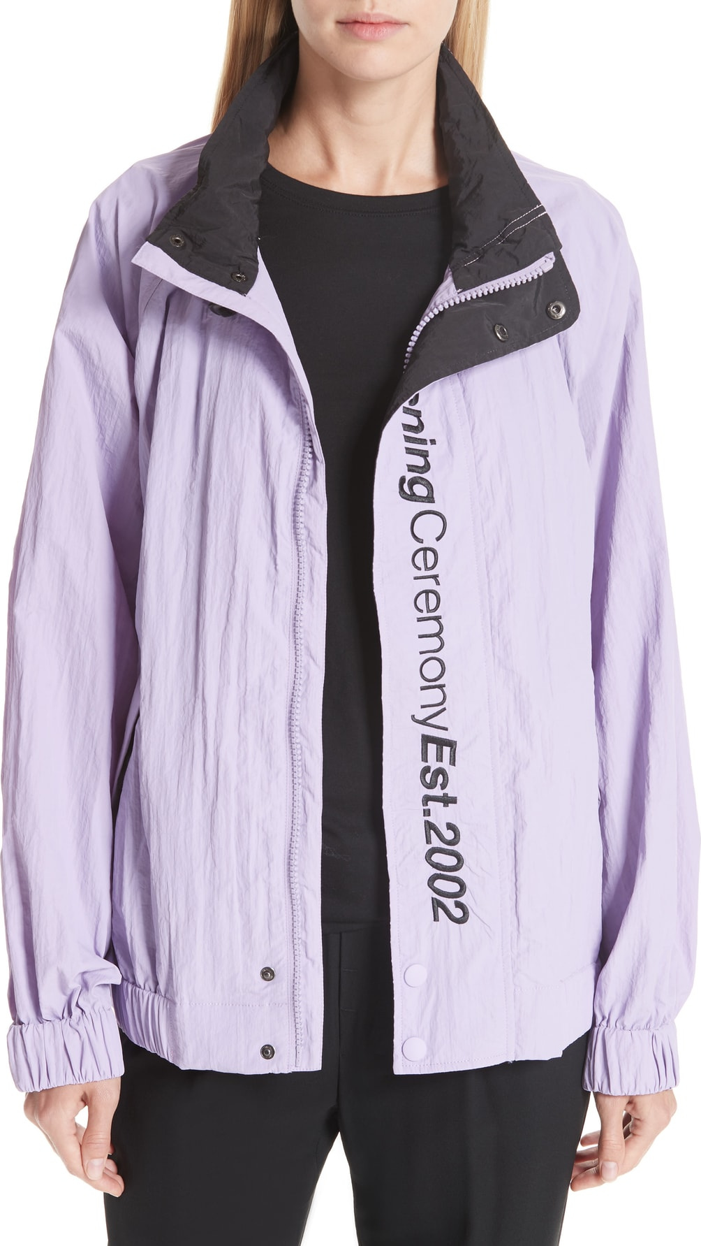 Opening Ceremony Crinkle Nylon Wind Jacket