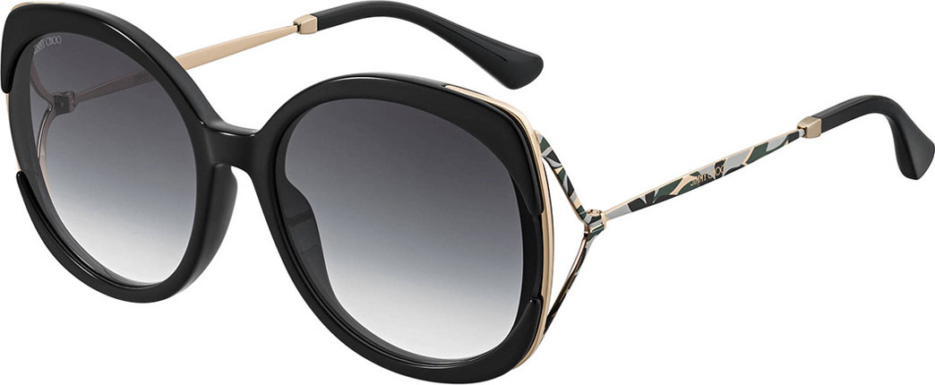 Jimmy Choo Lilas Square Gradient Open-Temple Sunglasses