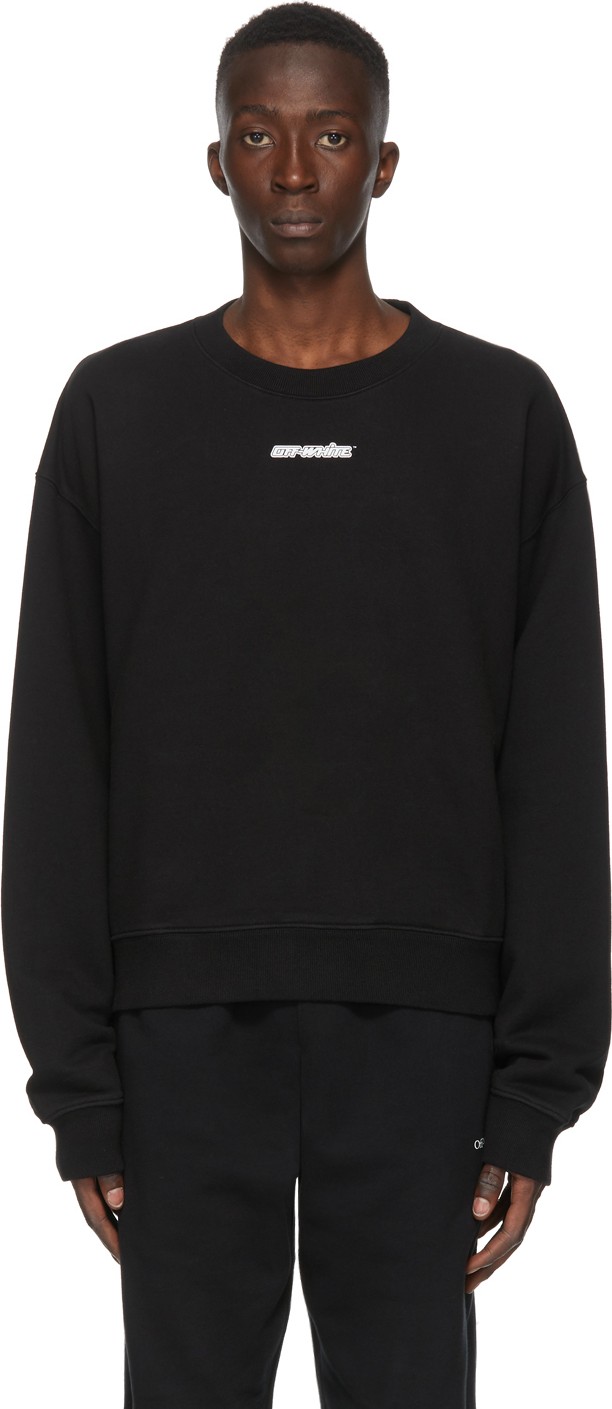 Off White Black & Red Marker Arrows Sweatshirt