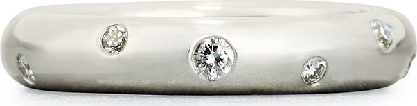 Memoire Stardust Diamond Ring in 18K White Gold, 0.3 tdcw
