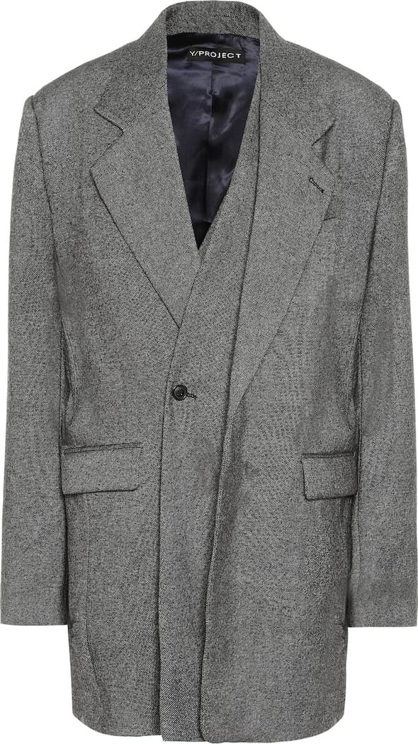 Y/Project Wool and cashmere blazer
