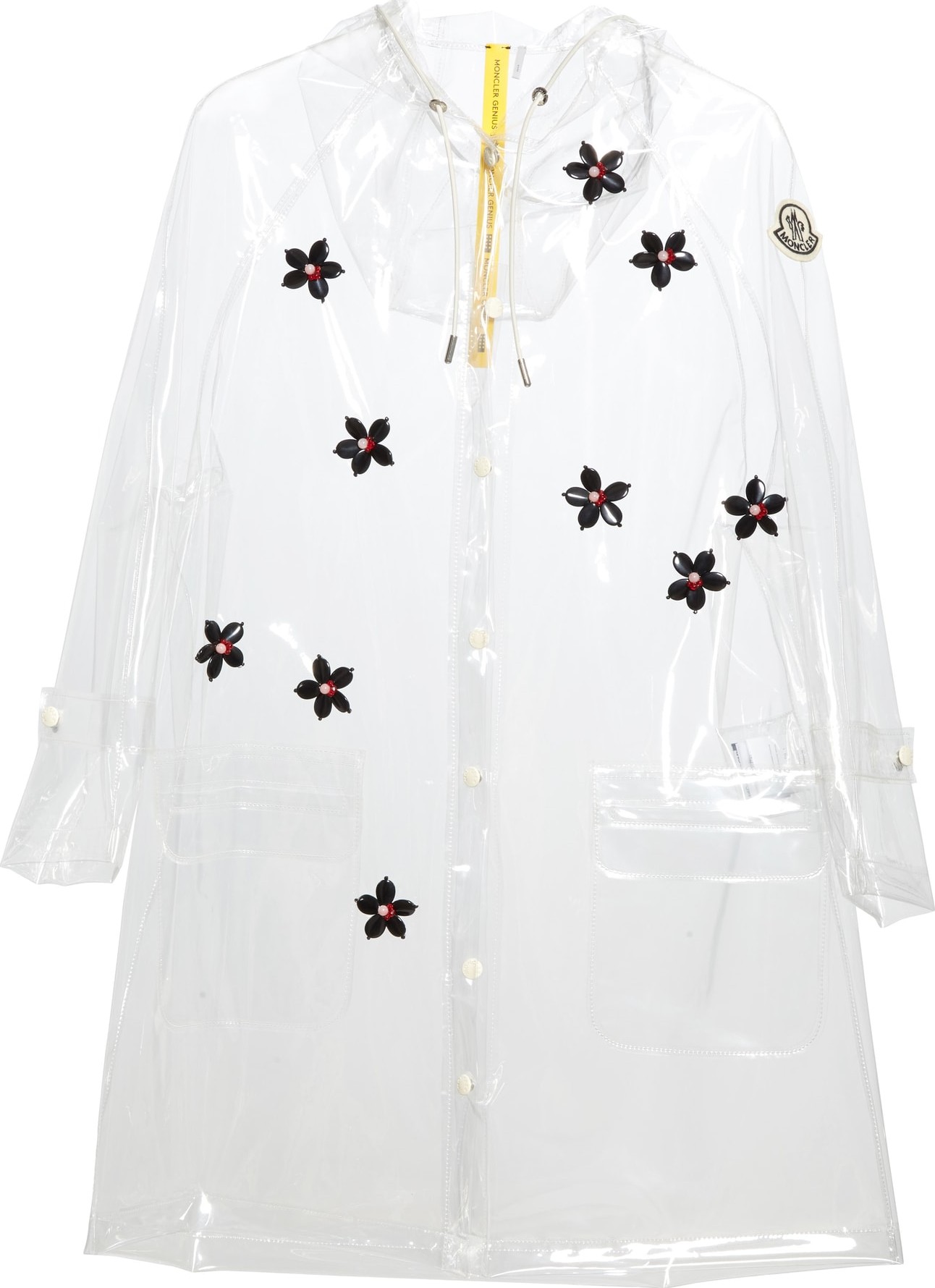 Moncler Genius Moncler Genius 4 by Simone Rocha Snowdrop Clear Hooded Jacket