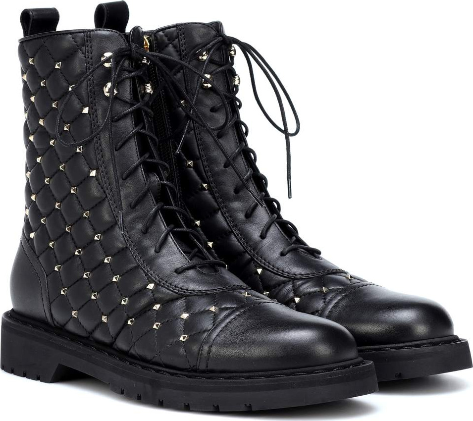 Valentino Valentino Garavani Rockstud leather ankle boots