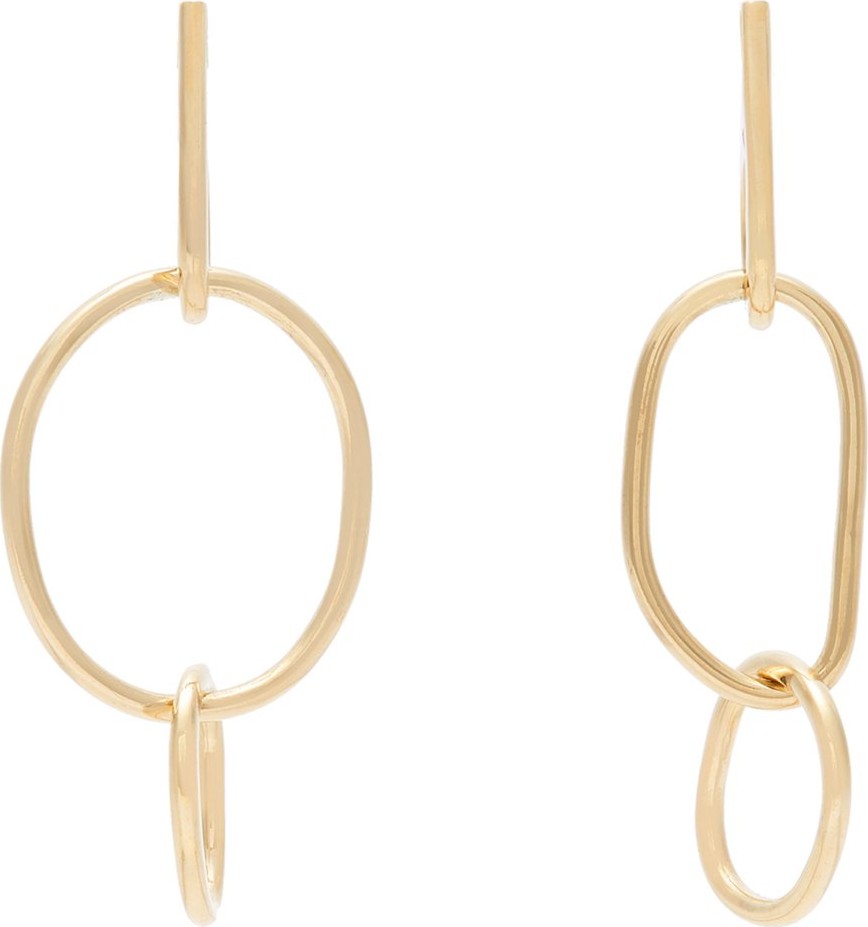 Fay Andrada Moni mismatched drop earrings
