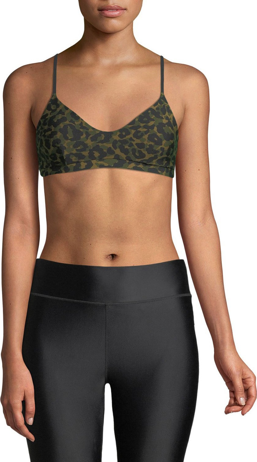 The Upside Zoe Leopard-Camo Sports Bra