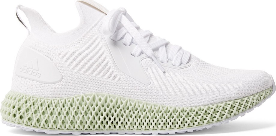 Adidas Originals Alphaedge 4D Rubber-Trimmed Primeknit Sneakers
