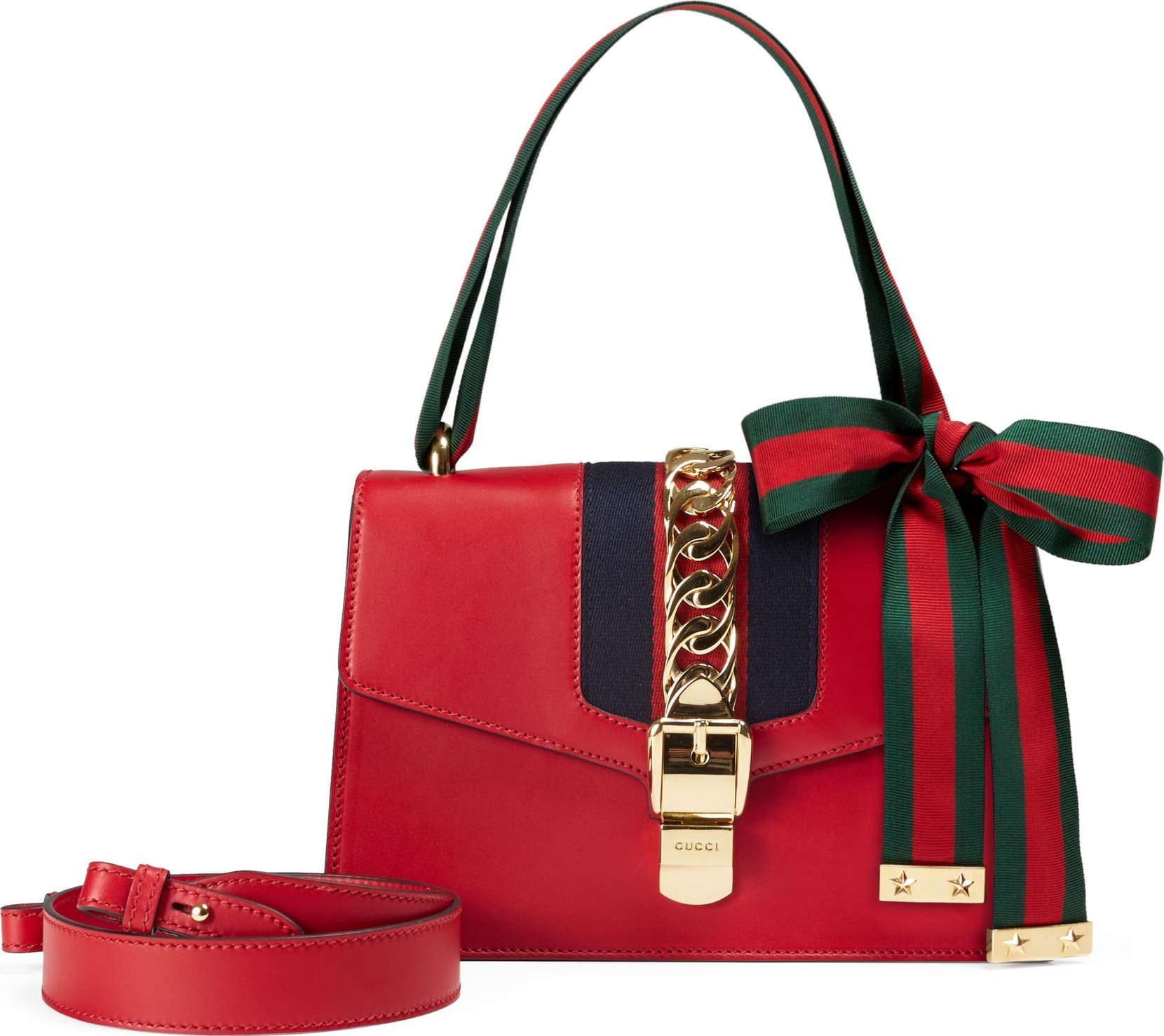 Gucci Small Sylvie Leather Shoulder Bag