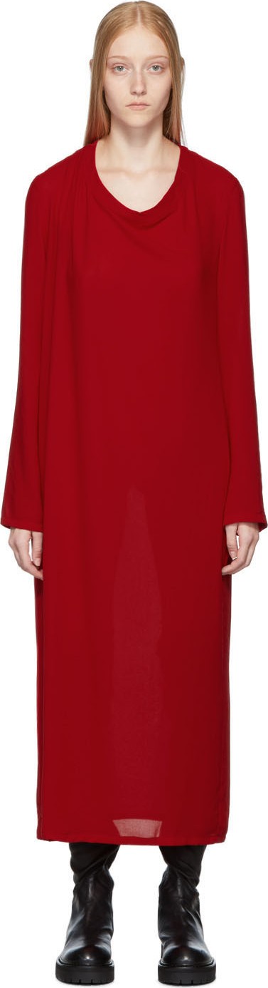 Ann Demeulemeester Red Pallas Dress
