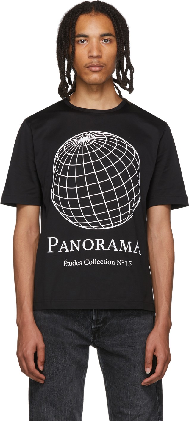 Etudes Black Unity Panorama T-Shirt