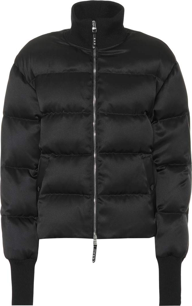 Alexander McQueen Quilted silk-blend jacket