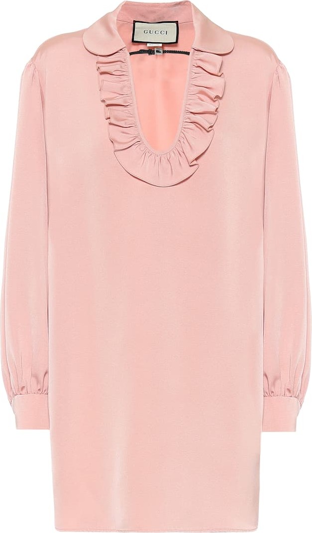 Gucci Embellished faille dress