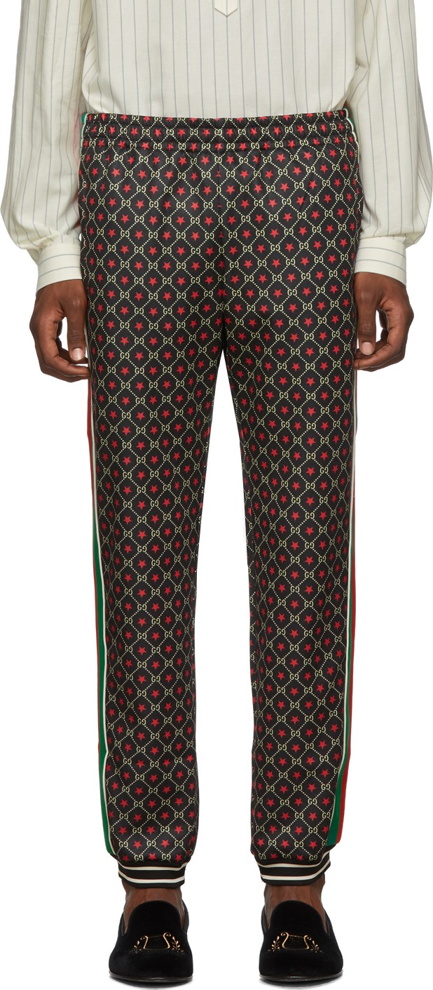 Gucci Black GG Star Print Lounge Pants