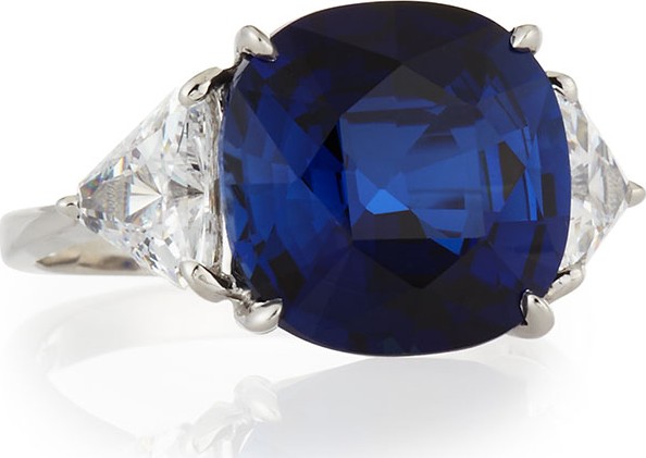 Fantasia by DeSerio Cushion-Cut Cubic Zirconia Ring, 13 TCW