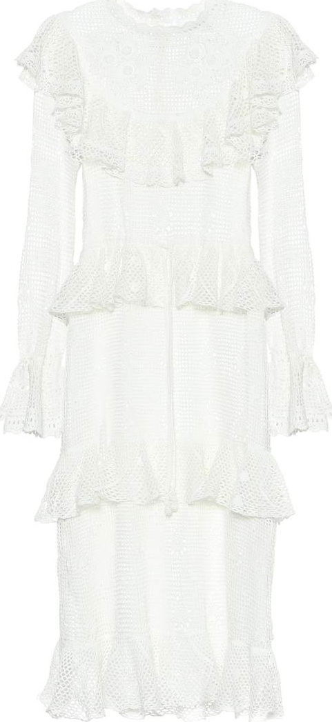 Zimmermann Castile crochet midi dress