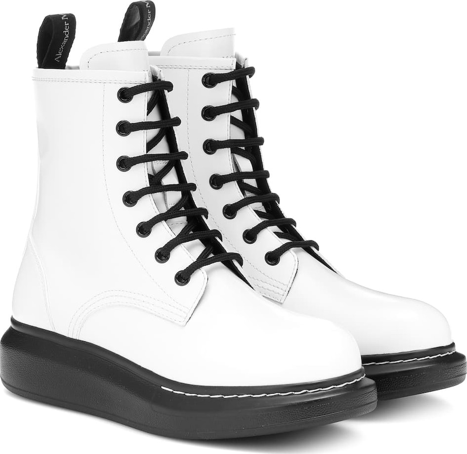 Alexander McQueen Leather ankle boots
