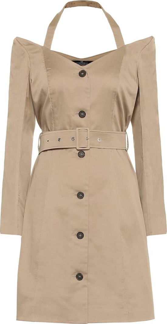 Rokh Cotton-twill minidress