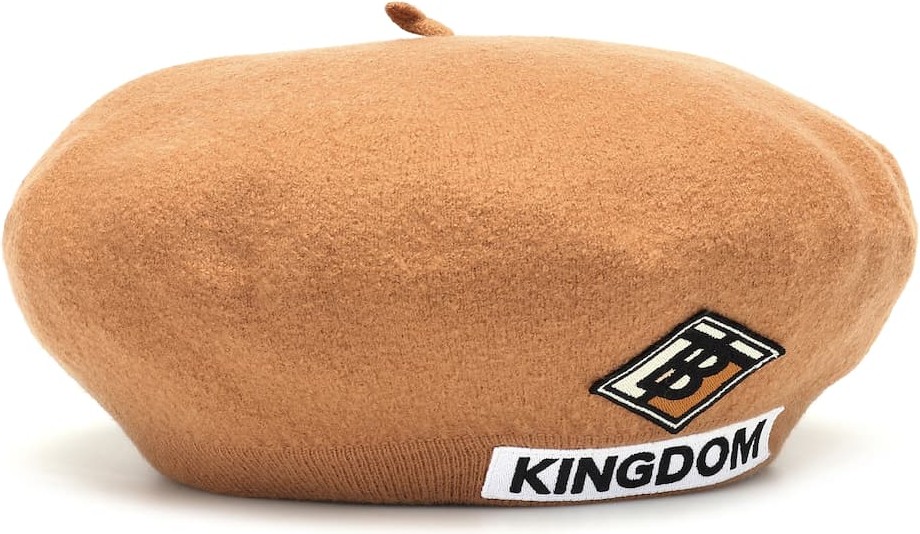 Burberry London England Merino wool beret