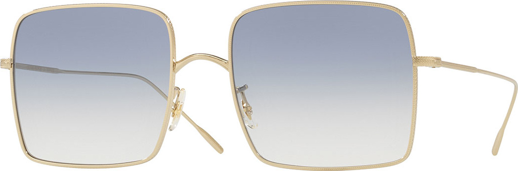 Oliver Peoples Rassine 56 Square Metal Sunglasses