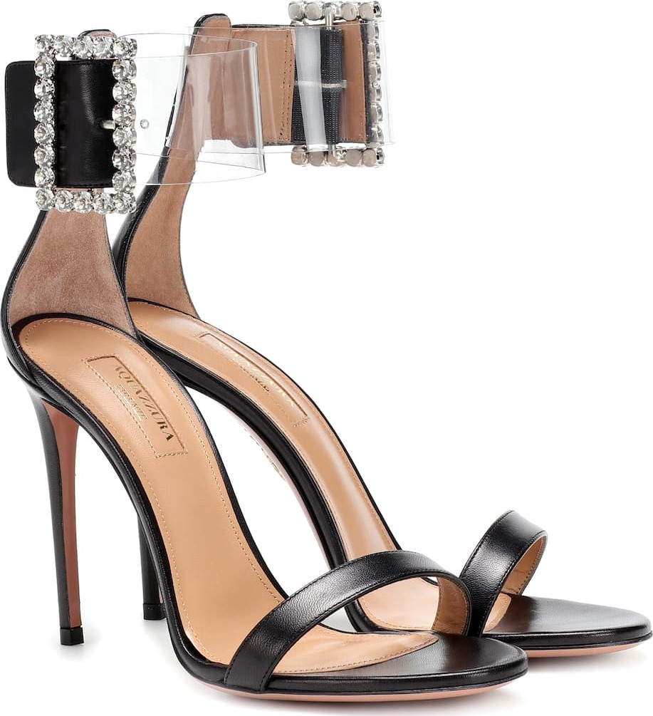 Aquazzura Casablanca 105 embellished sandals