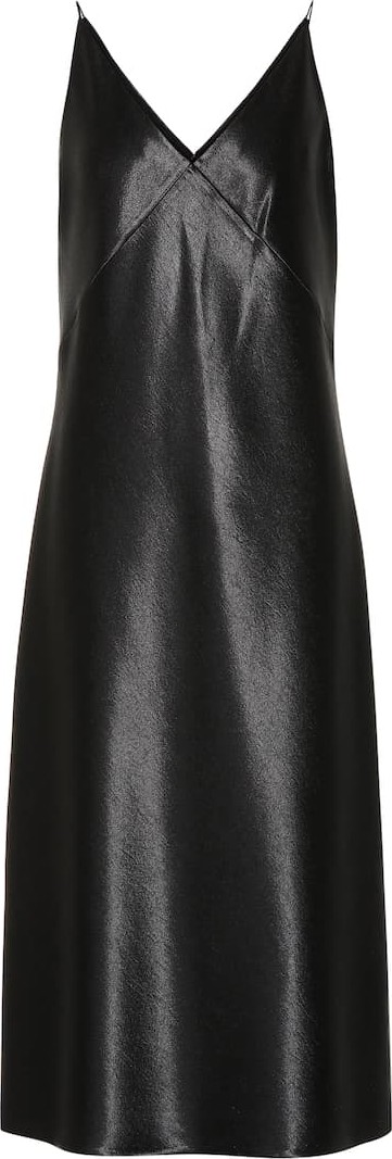 Vince Satin midi dress