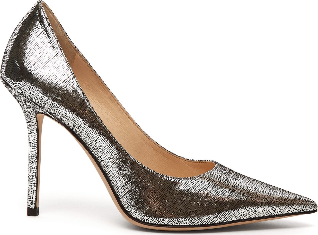 Jimmy Choo Love 85 lamé pumps