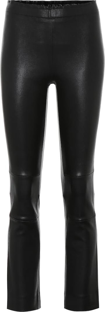 Stouls Maria Rosa high-rise leather pants