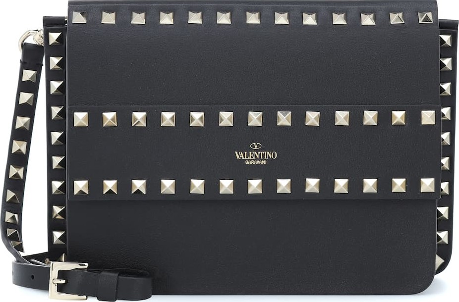 Valentino Valentino Garavani Rockstud leather clutch