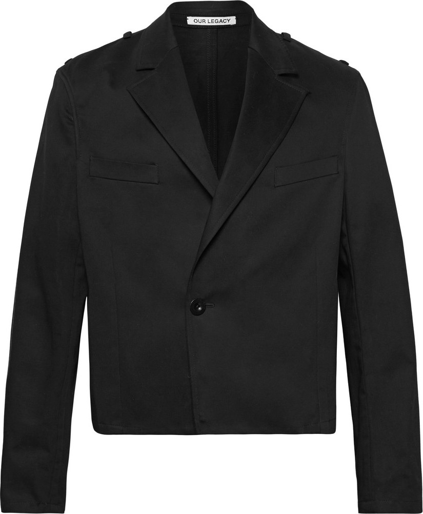 Our Legacy Cropped Cotton-Twill Jacket
