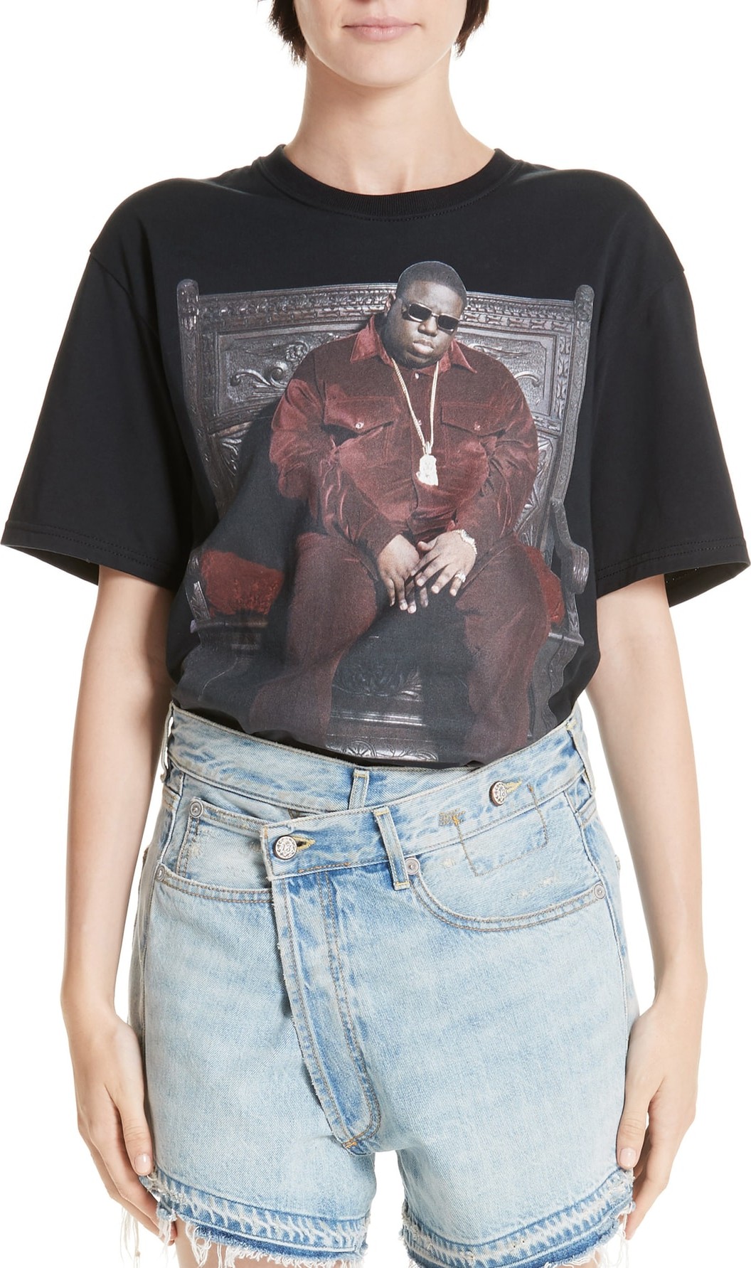 R13 Biggie Throne Curtis Tee