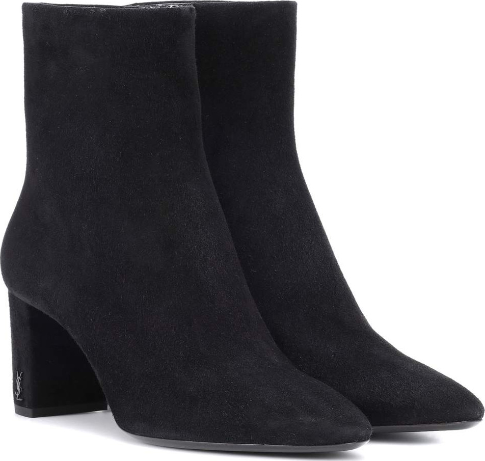 Saint Laurent Lou 70 suede ankle boots