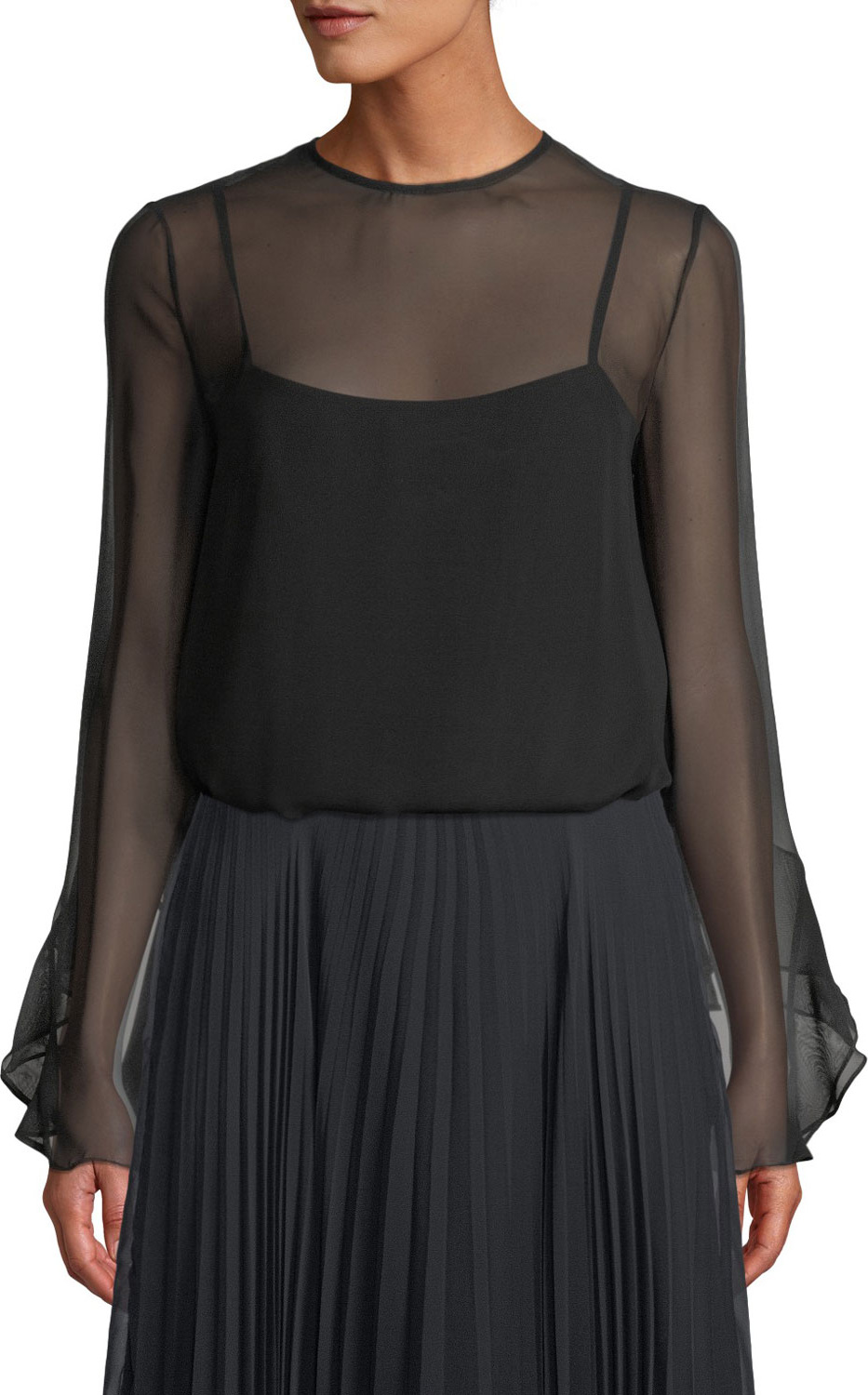 Camilla And Marc Wren Long-Sleeve Sheer Top