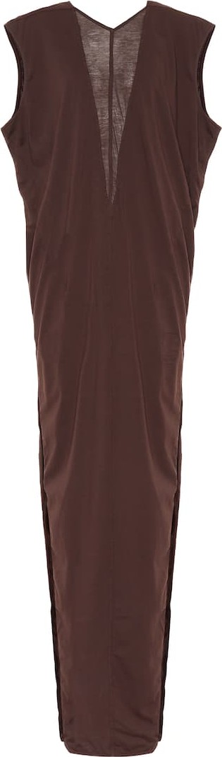 Rick Owens V-neck cotton dress