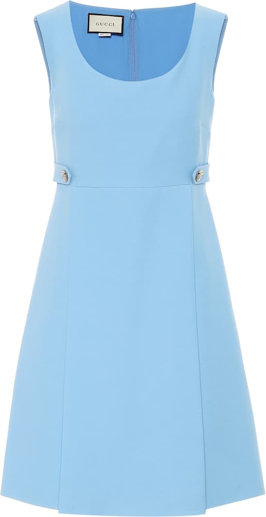 Gucci Silk and wool cady minidress