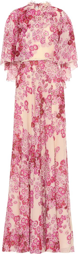 Giambattista Valli Floral silk gown