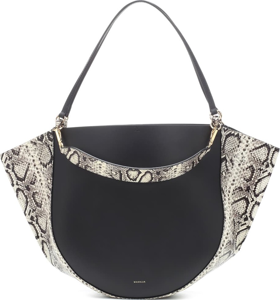 Wandler Mia embossed leather tote