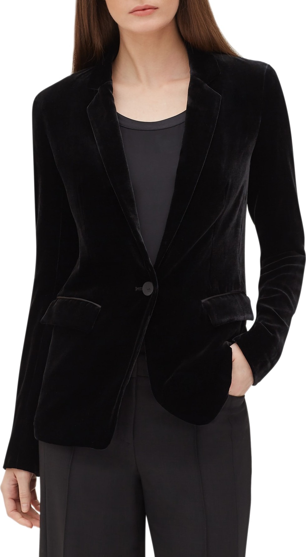 Lafayette 148 New York Lyndon Velvet Blazer