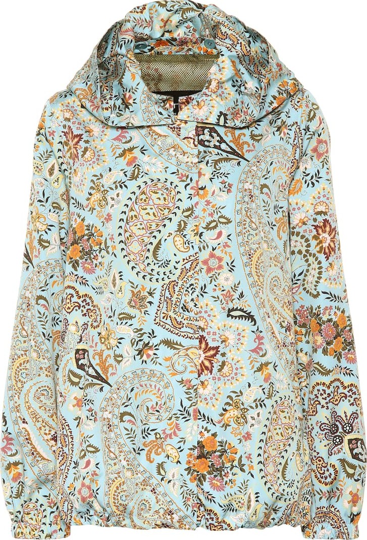 Etro Printed hooded jacket