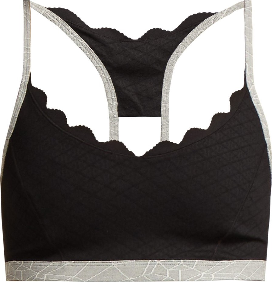 Track & Bliss The One scalloped sports bra