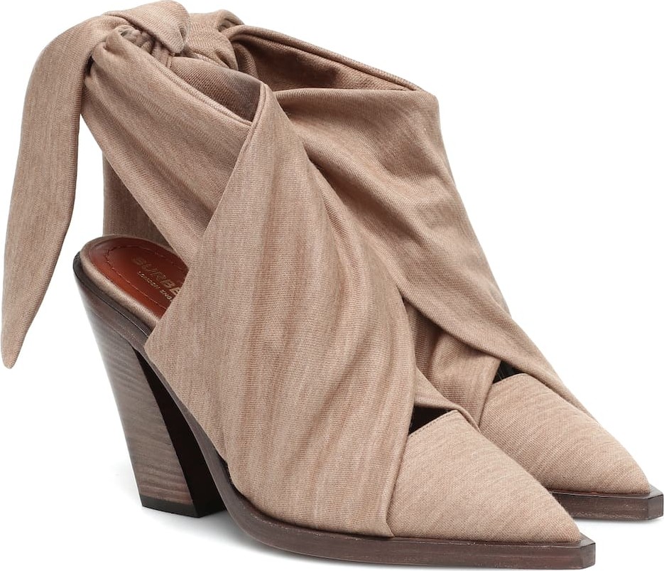 Burberry London England Tillington technical wool mules