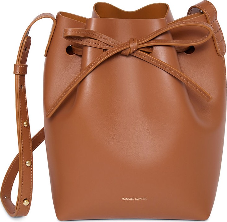 Mansur Gavriel Calf Leather Mini Bucket Bag