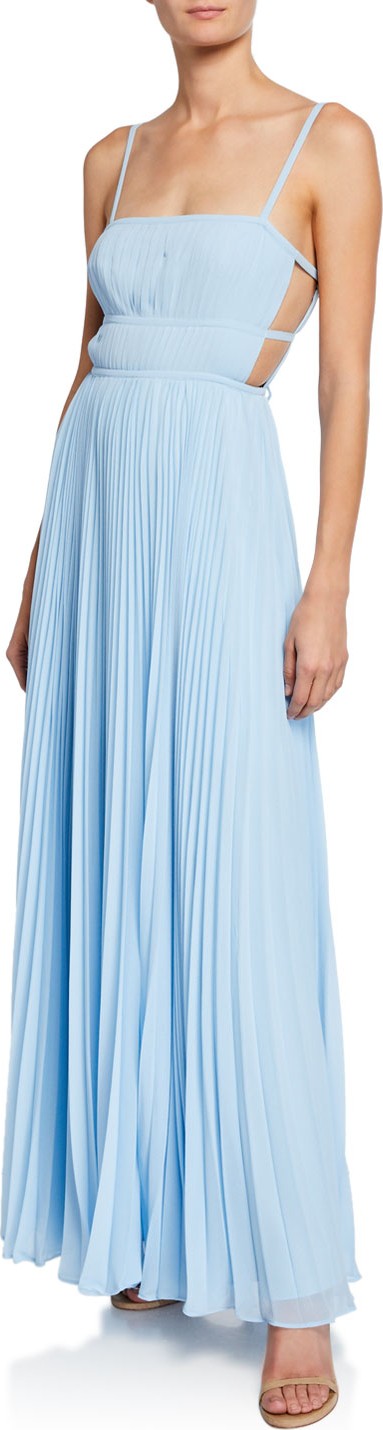 Fame and Partners The Erina Sleeveless Tie-Back Dress with Cutouts