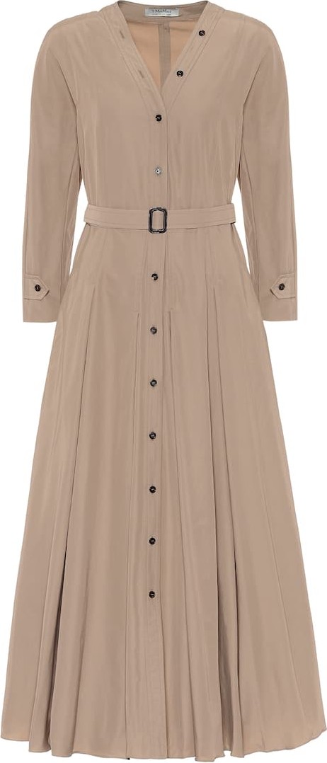 Max Mara Panca belted midi dress