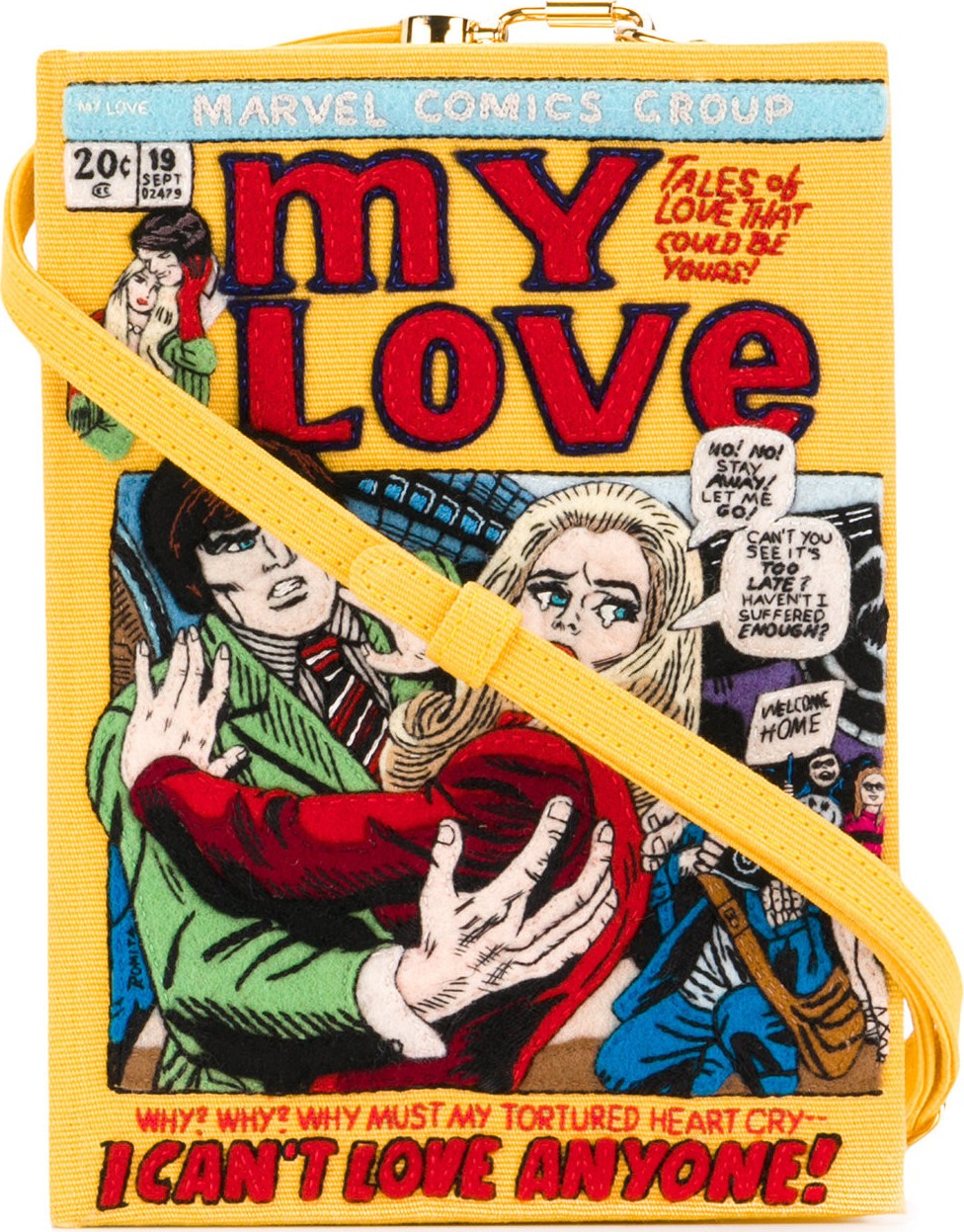 Olympia Le-Tan I Can't Love Anyone clutch bag