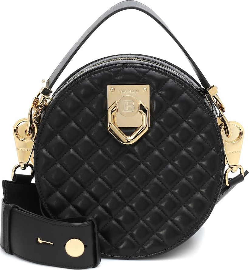 Balmain x Cara Twist leather crossbody bag