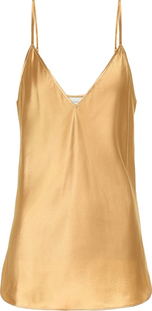 Lee Mathews Rose silksatin camisole