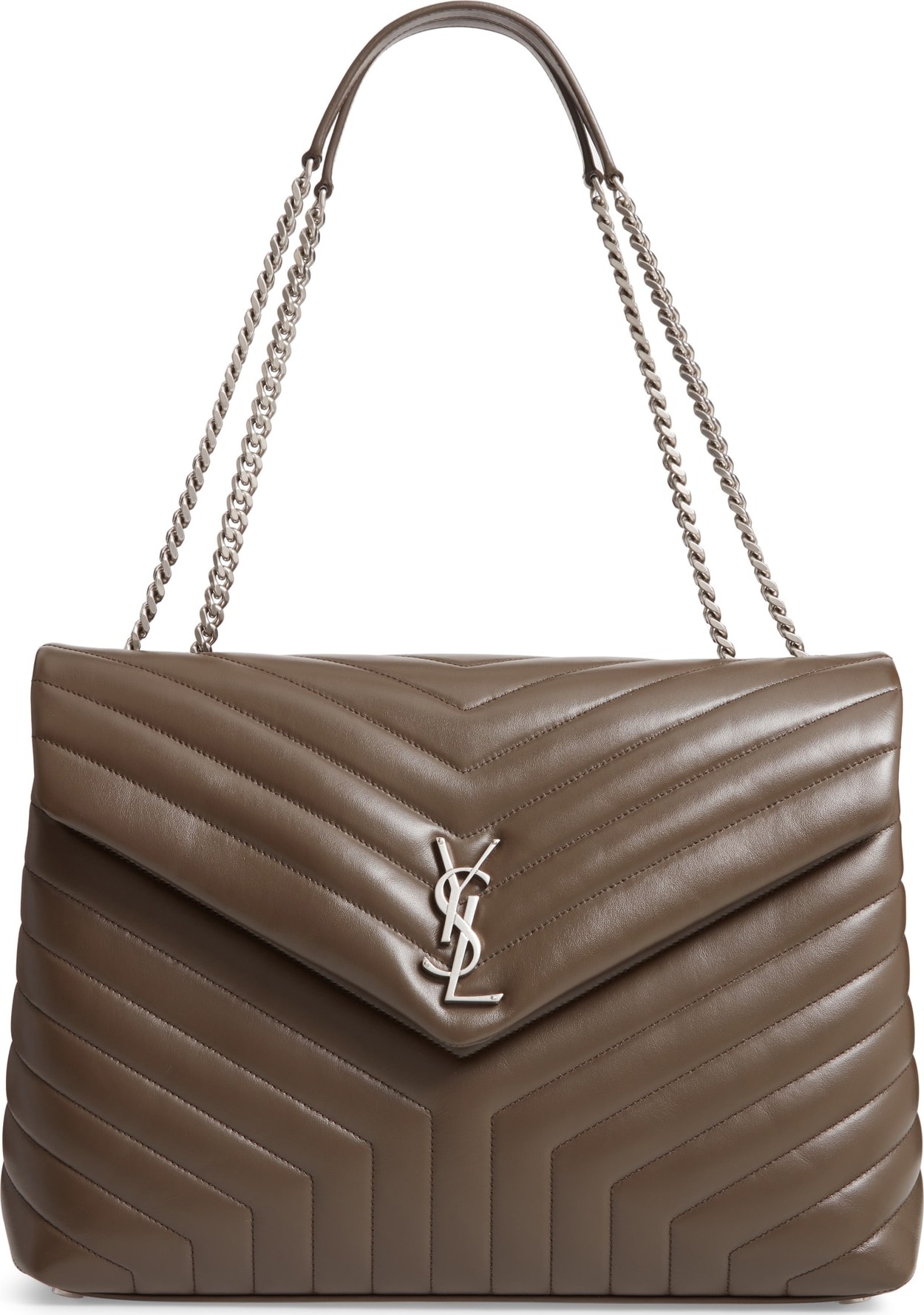 Saint Laurent Large Loulou Matelassé Leather Shoulder Bag