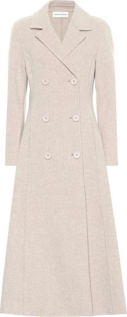 Mansur Gavriel Double-breasted wool-blend coat